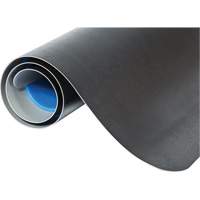 Tapis antimicrobiens WD Elegance, Lisse, 3' x 5' x 9/16", Noir, Vinyle Cantin et fils