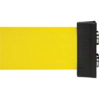 Cassette de ruban magn&eacute;tique pour barri&egrave;re de contr&ocirc;le des foules personnalis&eacute;e, 7', Ruban Jaune Cantin et fils