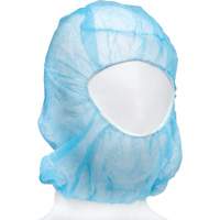 Cagoule jetable, Polypropyl&egrave;ne, Bleu Cantin et fils