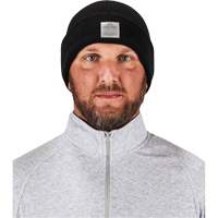 Bonnet en tricot c&ocirc;tel&eacute; N-Ferno, Taille unique, Noir Cantin et fils
