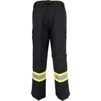 Pantalons ventil&eacute;s haute visibilit&eacute; toutes saisons, Poly-coton, 50, Noir Cantin et fils