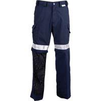 Pantalons ventil&eacute;s haute visibilit&eacute; toutes saisons, Poly-coton, 26, Bleu marine Cantin et fils