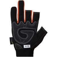 Gants de cadreurs avec doigts d&eacute;couverts Clutch Gear, Paume Synth&eacute;tique, Taille Petit Cantin et fils