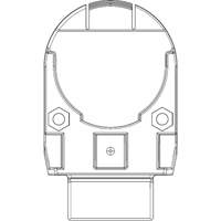 Adaptateur de casque de s&eacute;curit&eacute; pour serre-t&ecirc;tes VeriShield de Howard Leight Cantin et fils