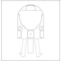 Adaptateur de casque de s&eacute;curit&eacute; pour serre-t&ecirc;tes VeriShield de Howard Leight Cantin et fils