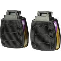 Cartouche & filtre pour respirateur Secure Click, Combinaison cartouche et filtre contre les particules pour gaz/vapeurs, Gaz multiples/Vapeurs/P100 Cantin et fils