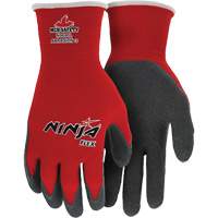 Ninja&reg; Flex Coated Gloves, Large, Rubber Latex Coating, 15 Gauge, Nylon Shell Cantin et fils