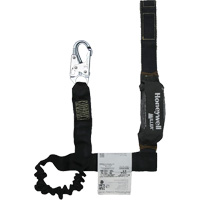 Longe avec amortisseur de choc r&eacute;sistante &agrave; l'arc &eacute;lectrique Miller, 6', Point d'ancrage &agrave; Mousqueton verrouillable, Mousqueton verrouillable aux jambes, Kevlar Cantin et fils