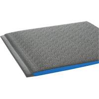 Tapis ergonomiques Wear-Bond Comfort-King, Rugueux, 2' x 3' x 9/16", Gris, Mousse de vinyle Cantin et fils