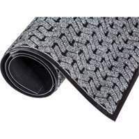 Tapis d'accueil Performance Tire-Track, Essuie-pieds/grattoir, 4' x 8' x 3/8", Gris Cantin et fils