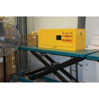 Armoire pour produits inflammables, 12 gal., 2 Porte(s), 43" La x 18" h x 18" p Cantin et fils