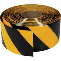 Ruban de marquage tr&egrave;s r&eacute;sistant pour plancher ArmorStripe, 4" x 100', PVC, Noir et jaune Cantin et fils