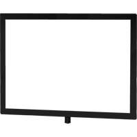 Heavy-Duty Horizontal Sign Holder for Classic Posts, Black Cantin et fils