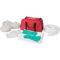Trousse de lutte contre les d&eacute;versements, Huile seulement, Sac, Absorbance de 10 gal. US Cantin et fils