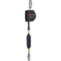Nano-Lok Extended Length Self Retracting Lifeline, 15', Stainless Steel, Swivel Cantin et fils