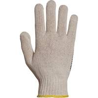 Gant en tricot avec pois de PVC Sure Grip, Poly/coton, Un c&ocirc;t&eacute;, Calibre 7, T-petit Cantin et fils