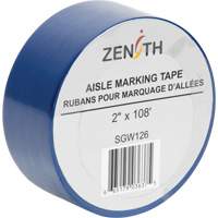 Ruban pour marquage d'all&eacute;es, 2" x 108', PVC, Bleu Cantin et fils