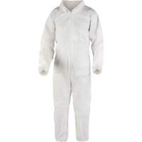 Premium Coveralls, Small, White, Microporous Cantin et fils