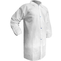 Care Lab Coat, Polypropylene, White, Small Cantin et fils