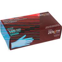 Gants tactiles jetables de calibre m&eacute;dical, Petit, Nitrile/vinyle, 4,5 mils, Sans poudre, Bleu, Classe 2 Cantin et fils
