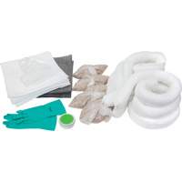 Trousse d'&eacute;quipement de lutte contre les d&eacute;versements, Huile seulement/Universel, Overpack, Absorbance de 20 gal. US Cantin et fils