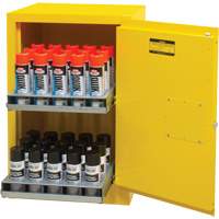 Armoire de rangement pour a&eacute;rosols inflammables, 12 gal., 1 Porte(s), 23" La x 35" h x 18" p Cantin et fils