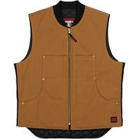 Gilet &agrave; moto WV04, Hommes, Petit, Brun Cantin et fils