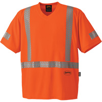 6900 CoolPass&reg; UV Protection Safety T-Shirt, 2X-Large, High Visibility Orange Cantin et fils