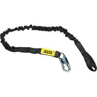Arc Flash Shock Absorbing Lanyard, 6', Locking Snap Hook Center, Choke-Off Loop Leg Ends, Nylon Cantin et fils