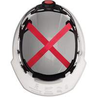 Casque de s&eacute;curit&eacute; &agrave; bordure avant, R&eacute;pond aux normes CSA type 1, Suspension Rochet, Non ventil&eacute; Cantin et fils