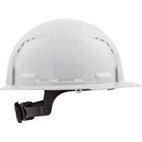Casque de s&eacute;curit&eacute; &agrave; bordure avant, R&eacute;pond aux normes CSA type 1, Suspension Rochet, Ventil&eacute; Cantin et fils