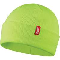 Tuque &agrave; revers haute visibilit&eacute;, Taille unique, Vert Cantin et fils