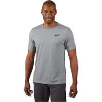 Hybrid Work Tee Shirt, Men's, Small, Grey Cantin et fils