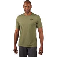 Hybrid Work Tee Shirt, Men's, Small, Green Cantin et fils