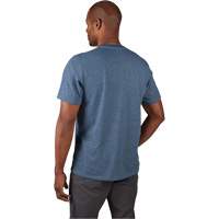 Hybrid Work Tee Shirt, Men's, Small, Blue Cantin et fils