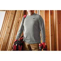 Hybrid Work Tee Shirt, Men's, Small, Grey Cantin et fils