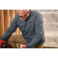 Hybrid Work Tee Shirt, Men's, Small, Blue Cantin et fils