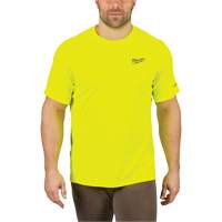 Workskin Lightweight High Visibility Shirt, Men's, Small, Yellow Cantin et fils