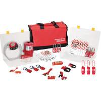 Premier Lockout Kit with Zenex Thermoplastic Locks, Electrical Kit, 27 Components Cantin et fils