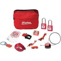 Standard Lockout Kit with Zenex Thermoplastic Locks, Electrical/Valve Kit, 14 Components Cantin et fils
