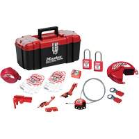 Basic Lockout Kit with Zenex Thermoplastic Locks, Electrical/Valve Kit, 19 Components Cantin et fils