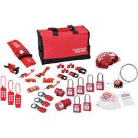 Premier Lockout Kit with Zenex Thermoplastic Locks, Electrical/Valve Kit, 34 Components Cantin et fils