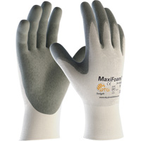 Gants en tricot sans couture de qualit&eacute; sup&eacute;rieure ATG MaxiFoam, Grand, R&ecirc;vetement Nitrile, Calibre 15, Enveloppe en Nylon Cantin et fils