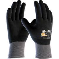 Gants compatibles avec les &eacute;crans tactiles ATG MaxiFlex Ultimate, Grand, R&ecirc;vetement Nitrile, Calibre 15, Enveloppe en Nylon/&eacute;lasthanne Cantin et fils