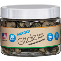 Glide&reg; Camo Foam Earplugs, Bulk - Canister Cantin et fils