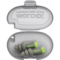 Alphas Reusable Earplugs, Uncorded, Bulk - Plastic Case, 27 dB NRR, One-Size Cantin et fils