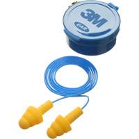 E-A-R Ultrafit Premolded Earplugs, Corded, Pair - Plastic Case, 25 dB NRR, One-Size Cantin et fils