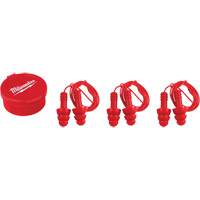 Reusable Ear Plugs, Corded, Pair - Plastic Case, 26 dB NRR, One-Size Cantin et fils