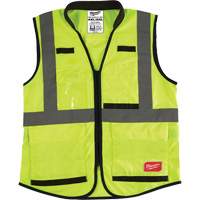 Performance Safety Vest, High Visibility Lime-Yellow, 4X-Large/5X-Large Cantin et fils
