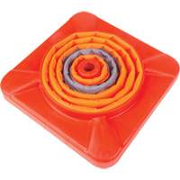 C&ocirc;ne de signalisation repliable, 18" h, Orange Cantin et fils